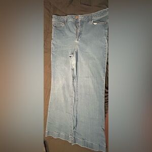 Lauren Conrad flare leg high waisted jeans